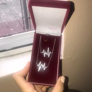 Sterling Silver Matching Bracelet/Necklace Set